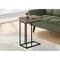 Monarch Specialties Side Table, 15.75 W, 24 H, Particle Board, Metal, Dark Taupe I 3771 - alternate 3